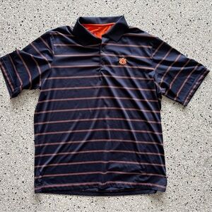 Antigua Men’s Auburn University Navy and Orange Performance Polo